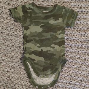 The Children's Place Forest Green Baby Outfit